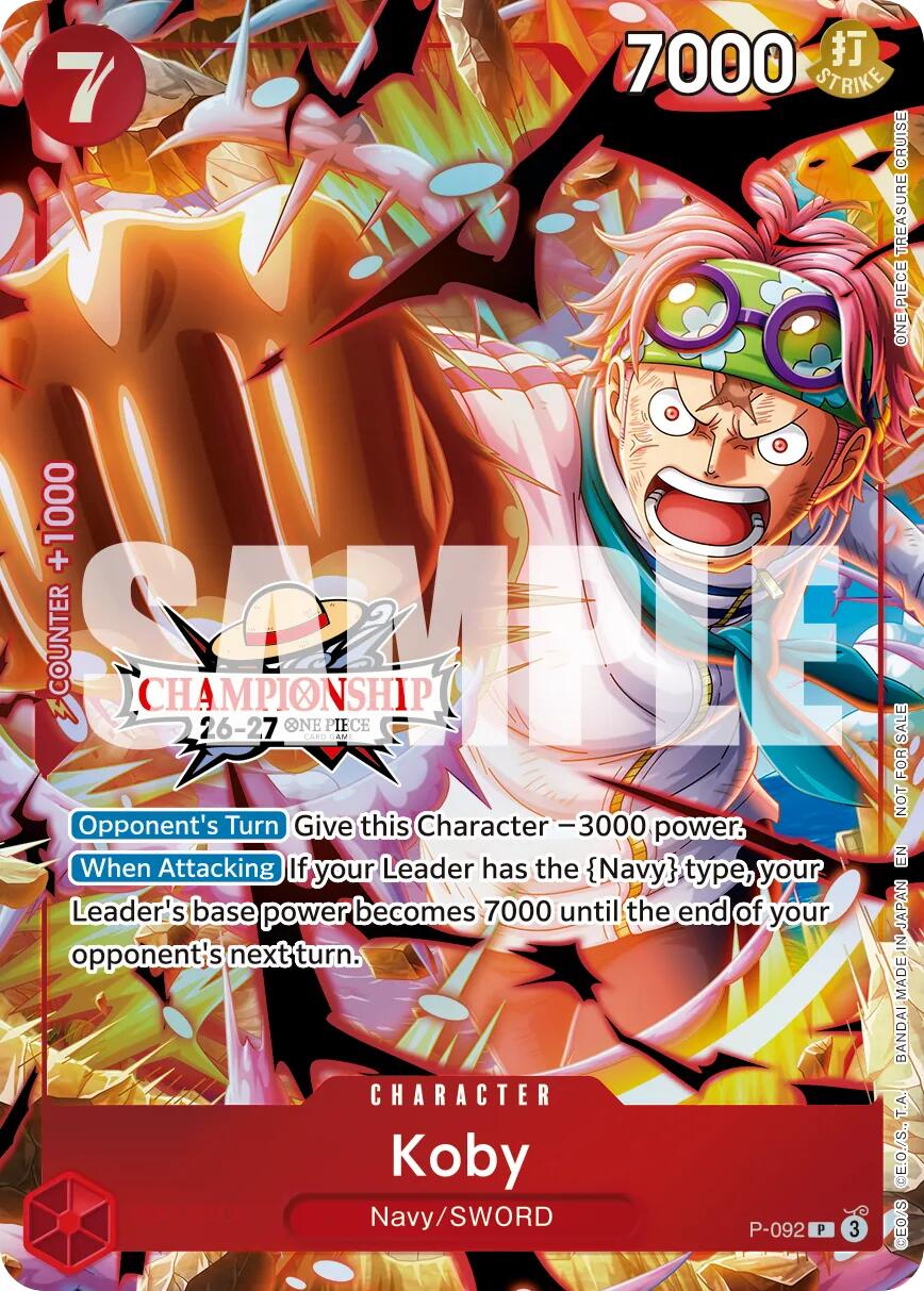 Koby (CS 26-27 Event Pack) [One Piece Promotion Cards] | Cards and Coasters CA