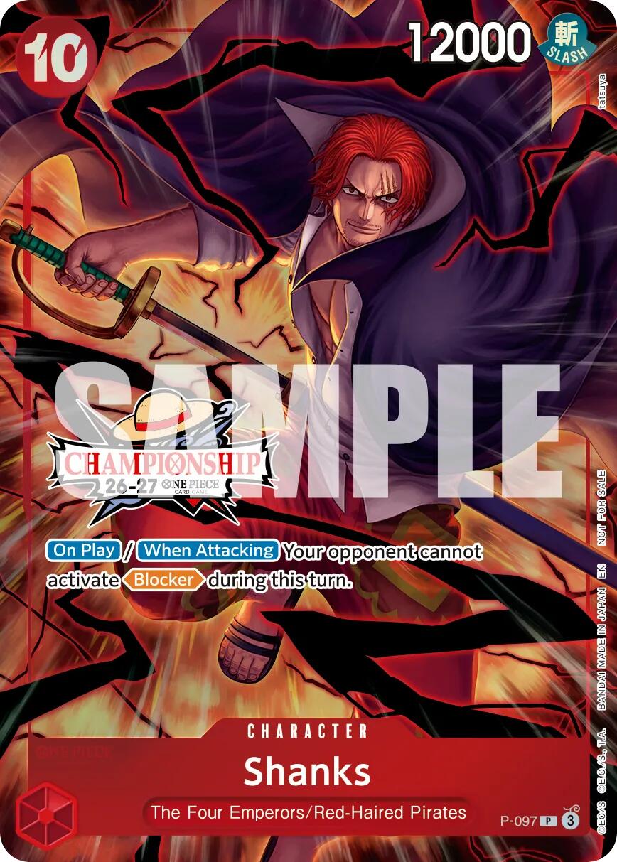 Shanks (CS 26-27 Event Pack) [One Piece Promotion Cards] | Cards and Coasters CA