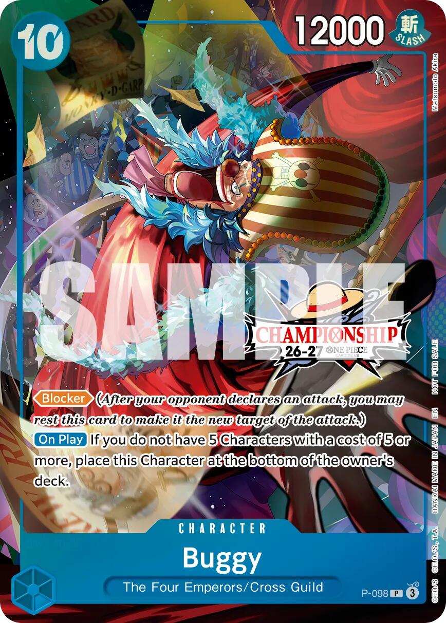 Buggy (CS 26-27 Event Pack) [One Piece Promotion Cards] | Cards and Coasters CA