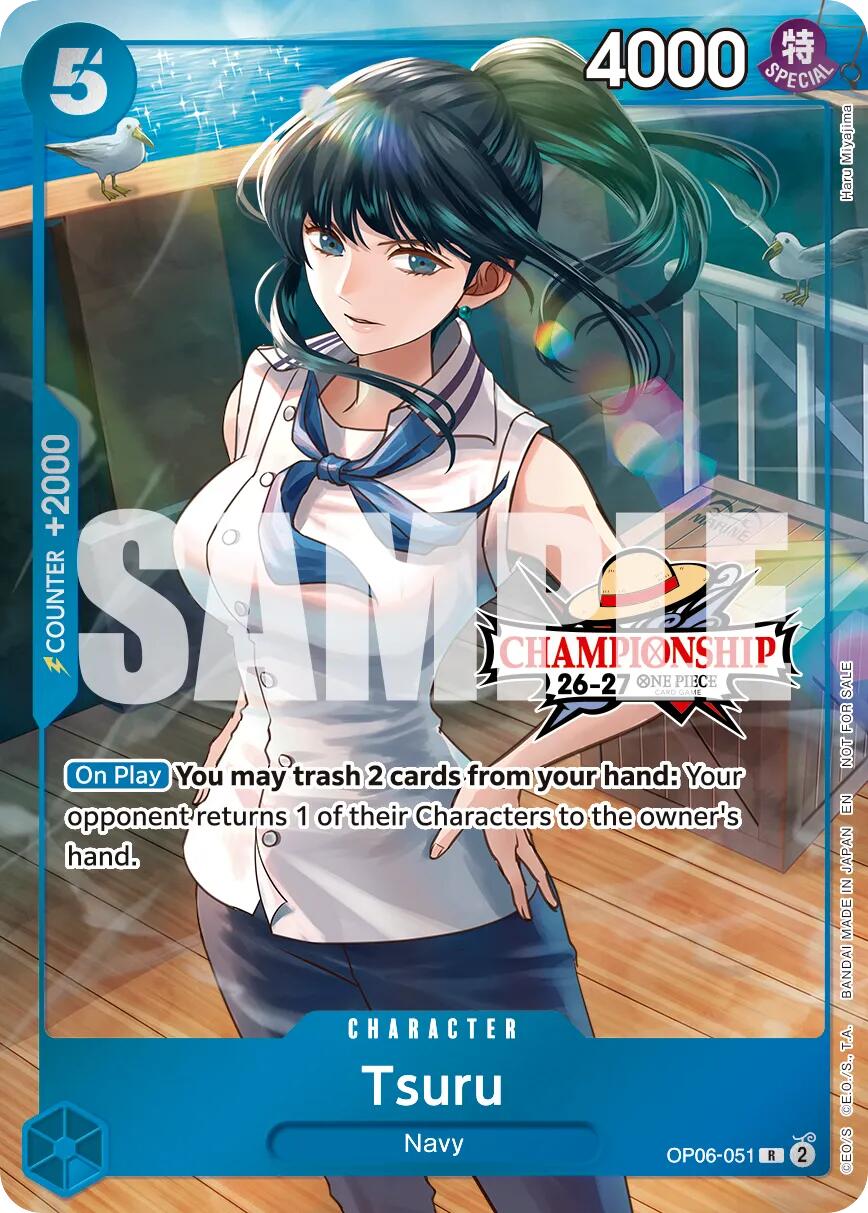 Tsuru (CS 26-27 Celebration Pack) [One Piece Promotion Cards] | Cards and Coasters CA