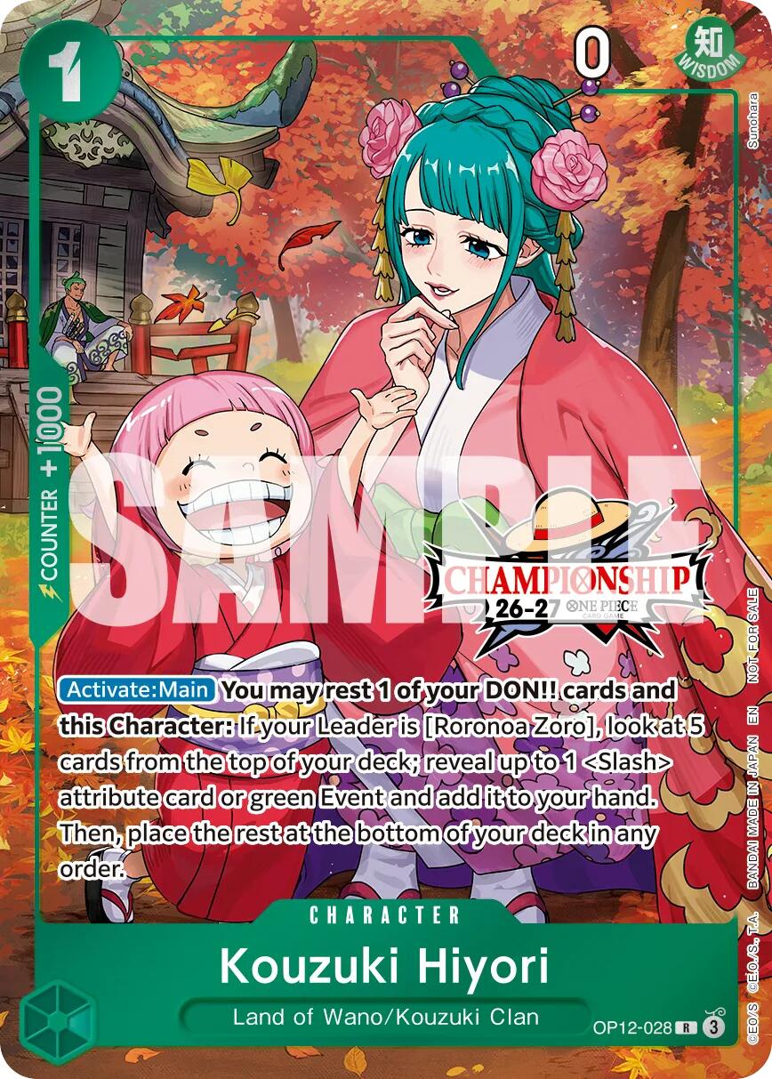 Kouzuki Hiyori (CS 26-27 Celebration Pack) [One Piece Promotion Cards] | Cards and Coasters CA