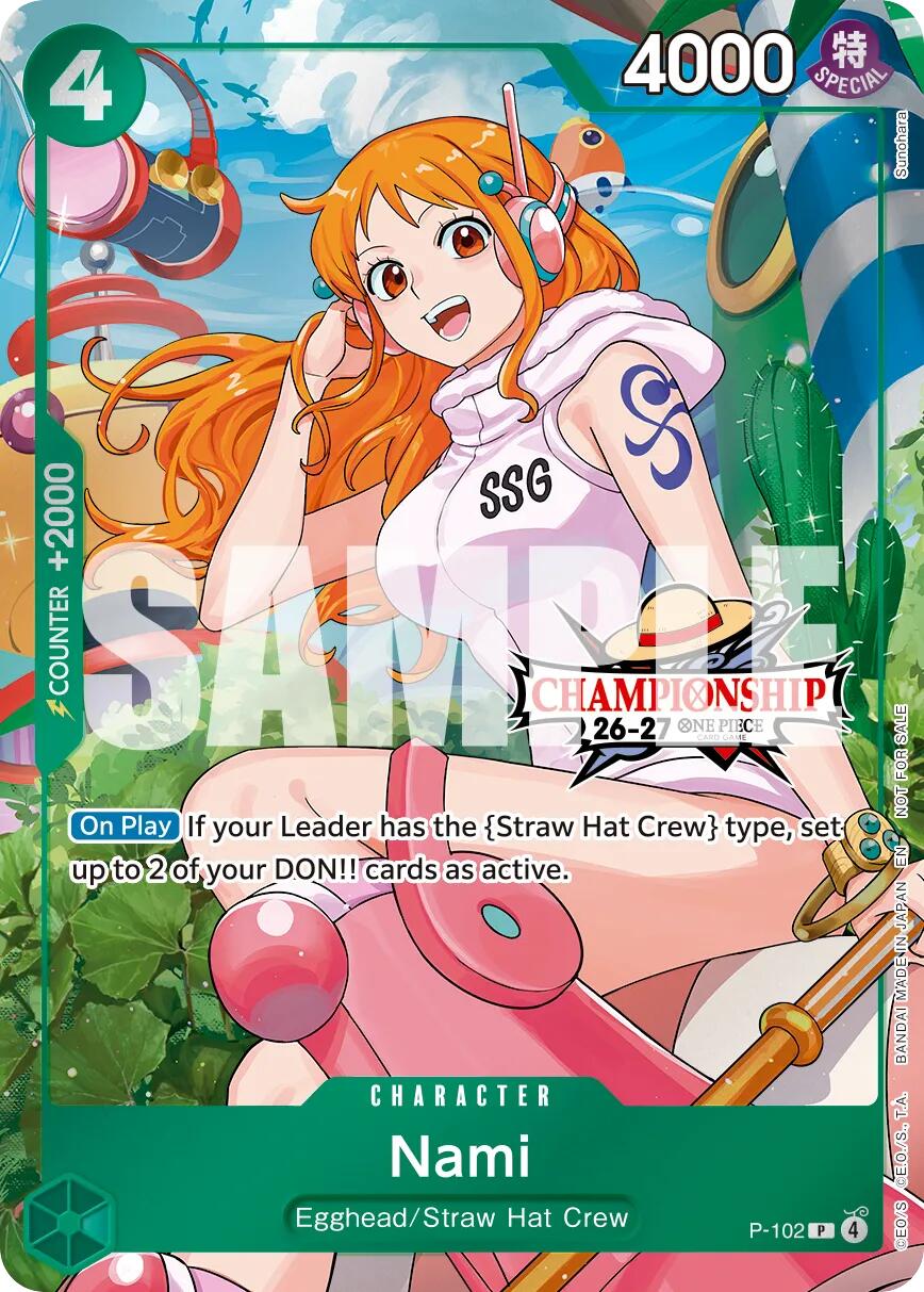 Nami (CS 26-27 Celebration Pack) [One Piece Promotion Cards] | Cards and Coasters CA