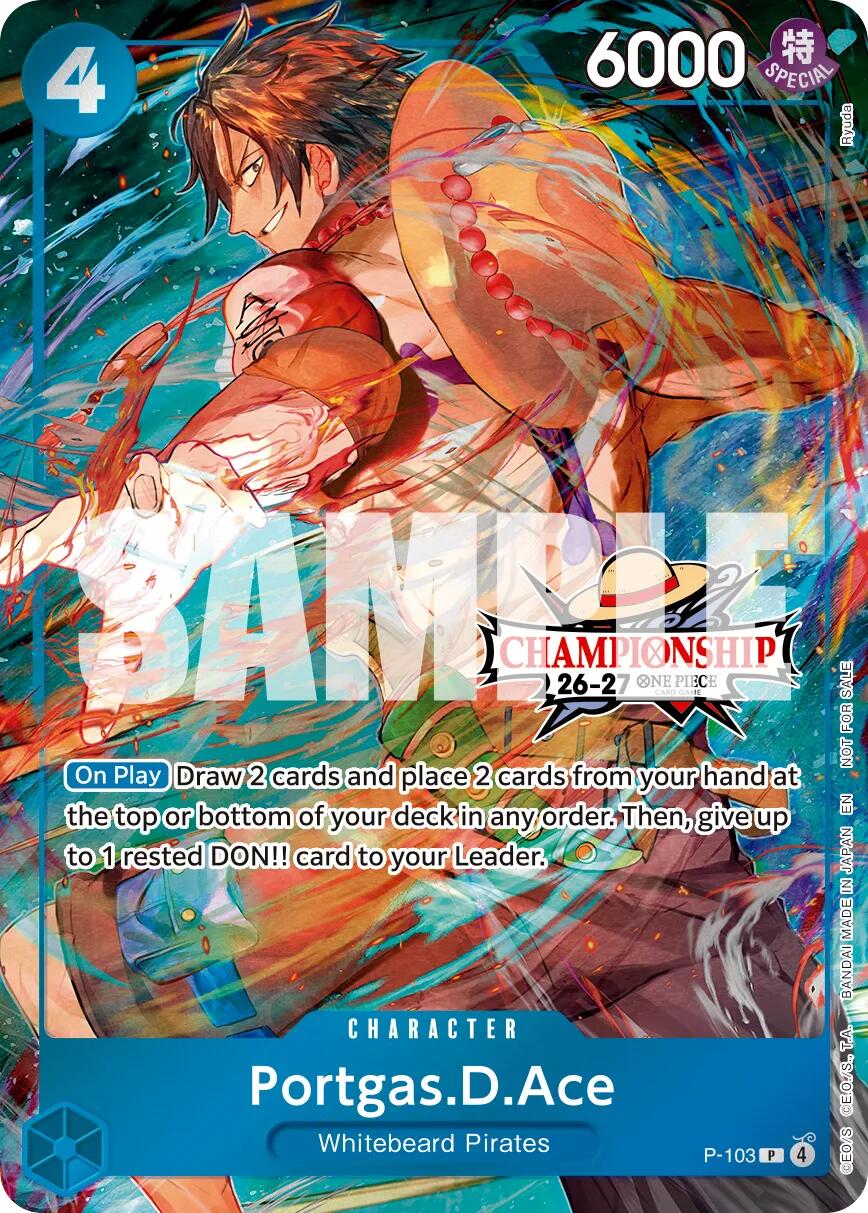 Portgas.D.Ace (CS 26-27 Celebration Pack) [One Piece Promotion Cards] | Cards and Coasters CA