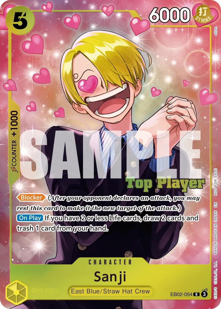 Sanji (CS 26-27 Top Player Pack Vol. 1) [One Piece Promotion Cards] | Cards and Coasters CA