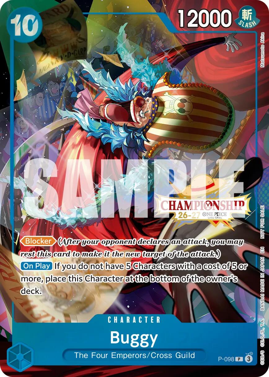Buggy (CS 26-27 Event Pack Finalist Ver.) [One Piece Promotion Cards] | Cards and Coasters CA