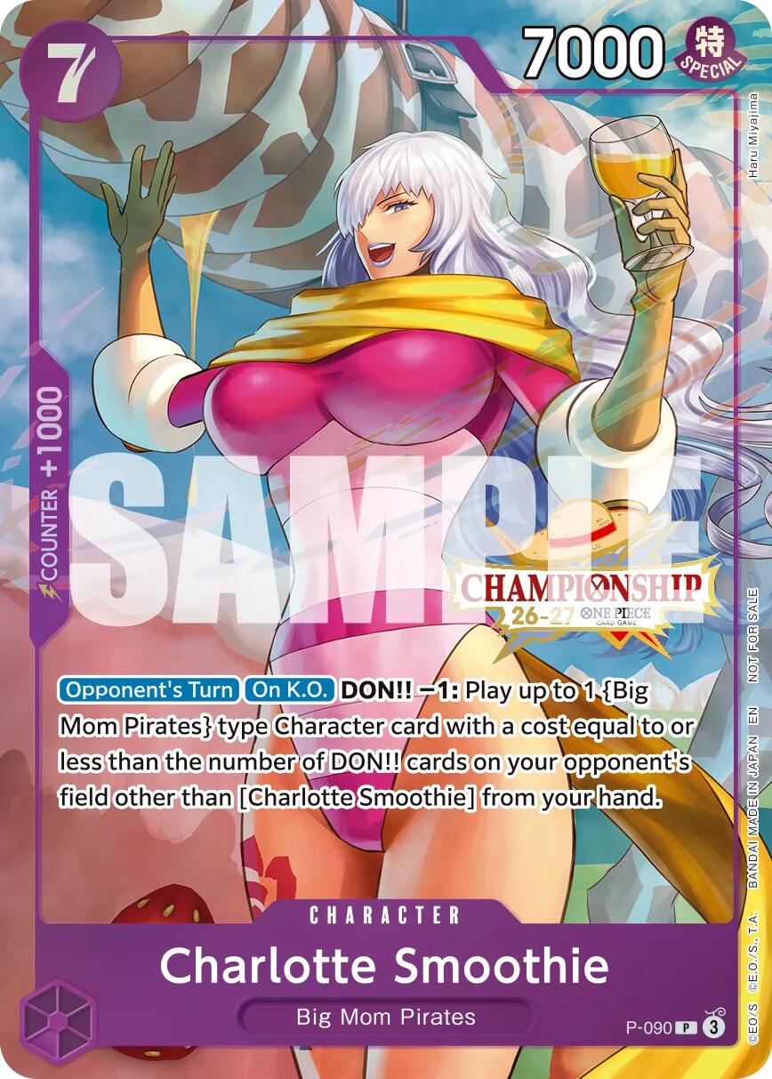Charlotte Smoothie (CS 26-27 Event Pack Finalist Ver) [One Piece Promotion Cards] | Cards and Coasters CA