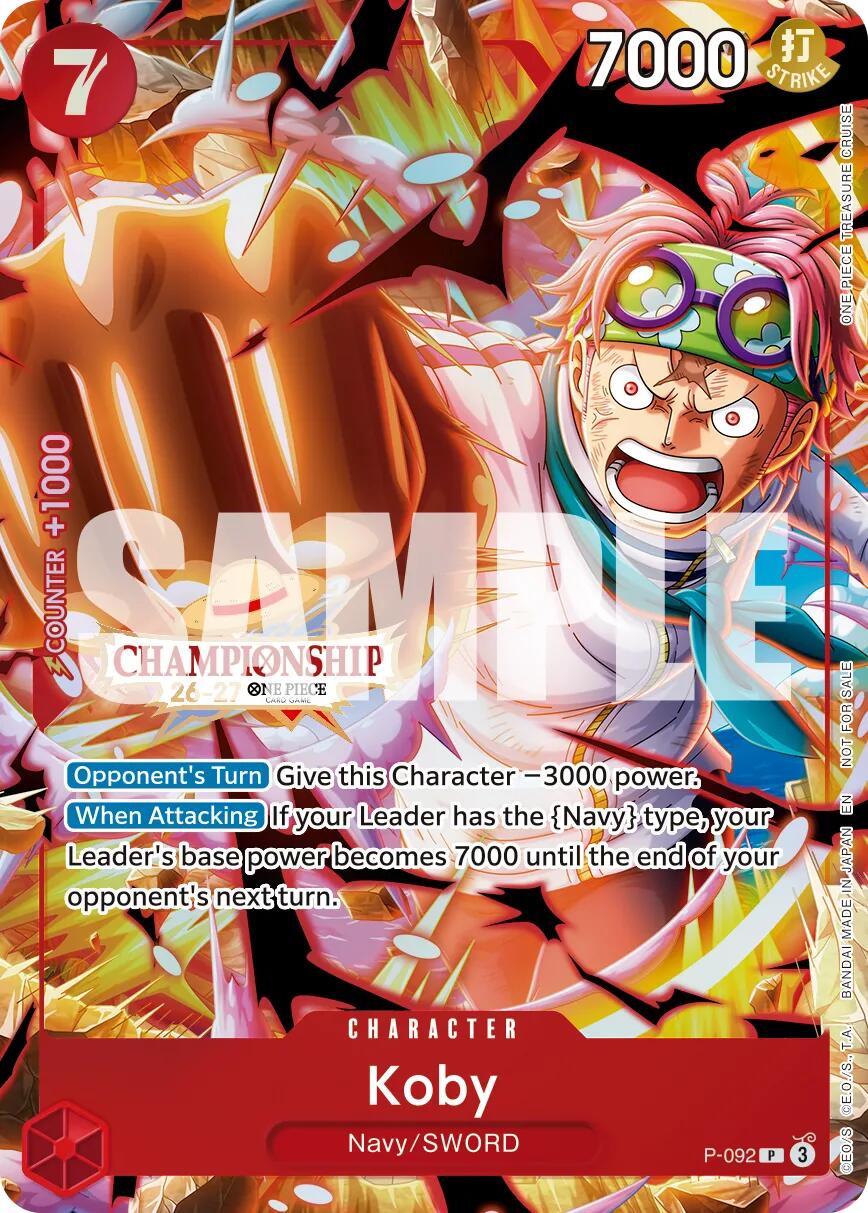 Koby (CS 26-27 Event Pack Finalist Ver.) [One Piece Promotion Cards] | Cards and Coasters CA