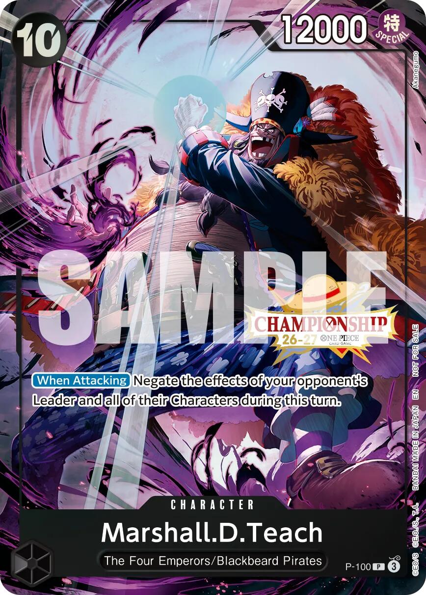 Marshall.D.Teach (CS 26-27 Event Pack Finalist Ver.) [One Piece Promotion Cards] | Cards and Coasters CA