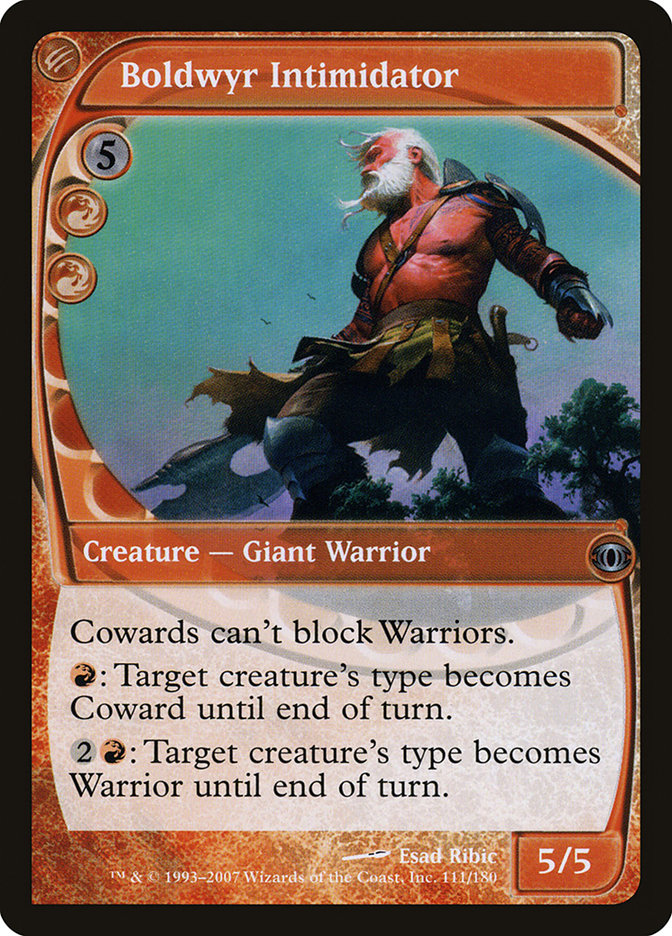 Boldwyr Intimidator [Future Sight] | Cards and Coasters CA