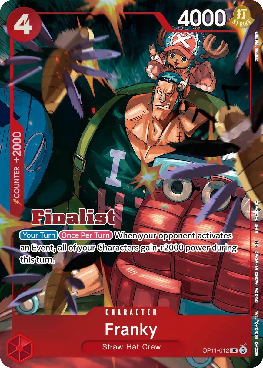 Franky (CS 26-27 Finalist Card Set Vol.1) [One Piece Promotion Cards] | Cards and Coasters CA
