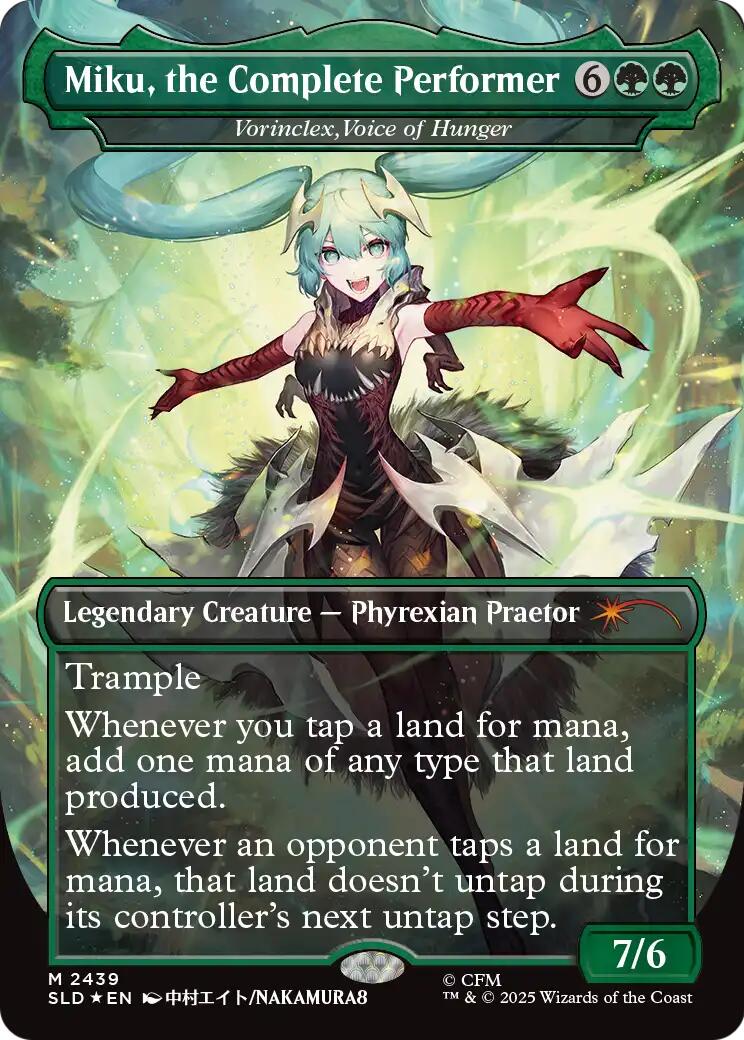 Miku, the Complete Performer - Vorinclex, Voice of Hunger [Secret Lair Drop Series] | Cards and Coasters CA