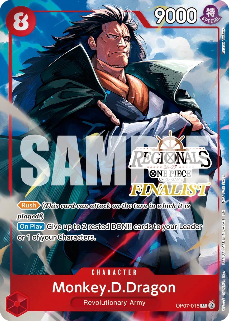 Monkey.D.Dragon (Regionals Finalist Card Set 26-27 Vol.2) [One Piece Promotion Cards] | Cards and Coasters CA