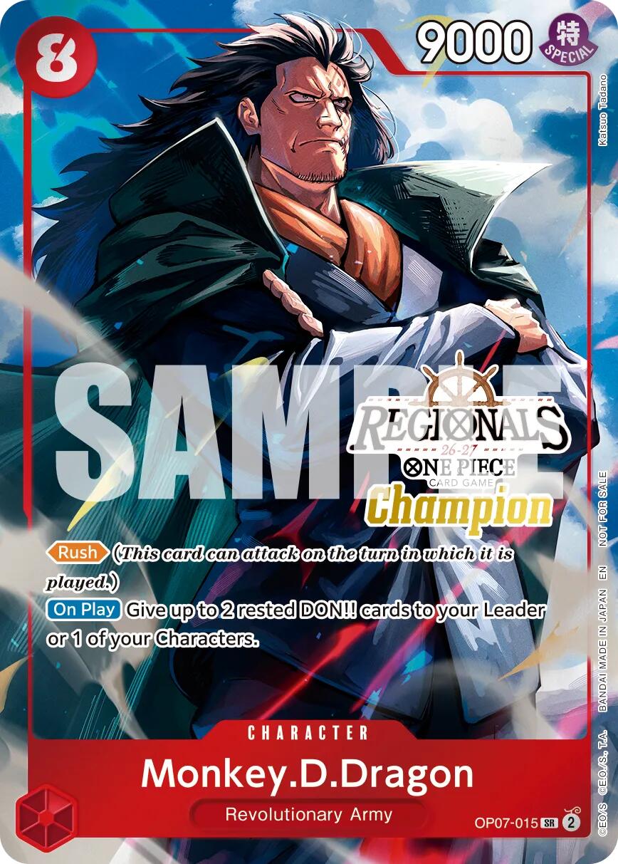Monkey.D.Dragon (Regionals Champion Card Set 26-27 Vol.2) [One Piece Promotion Cards] | Cards and Coasters CA