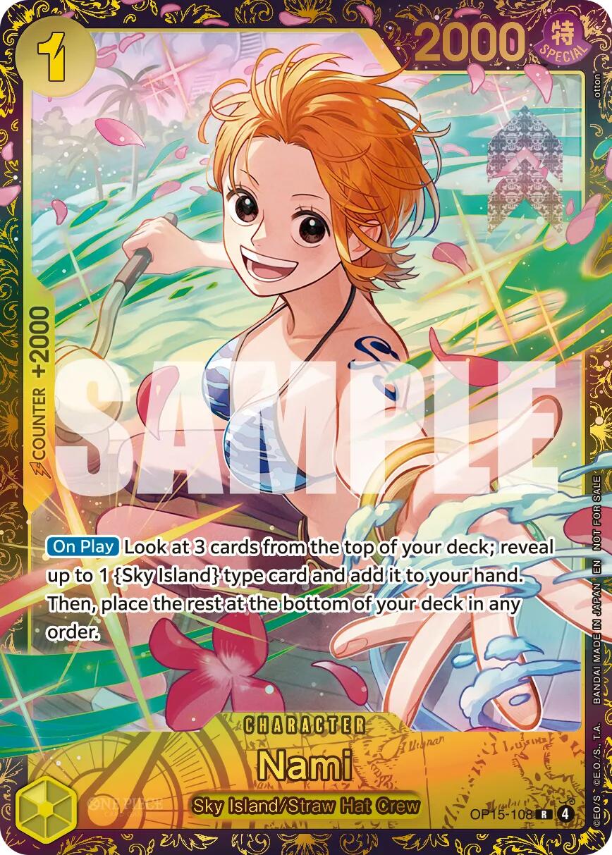 Nami (CS26-27 Regionals Season 2 Top 64) [Adventure on Kami's Island] | Cards and Coasters CA