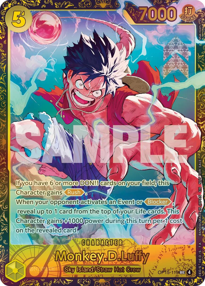 Monkey.D.Luffy [One Piece Promotion Cards] | Cards and Coasters CA