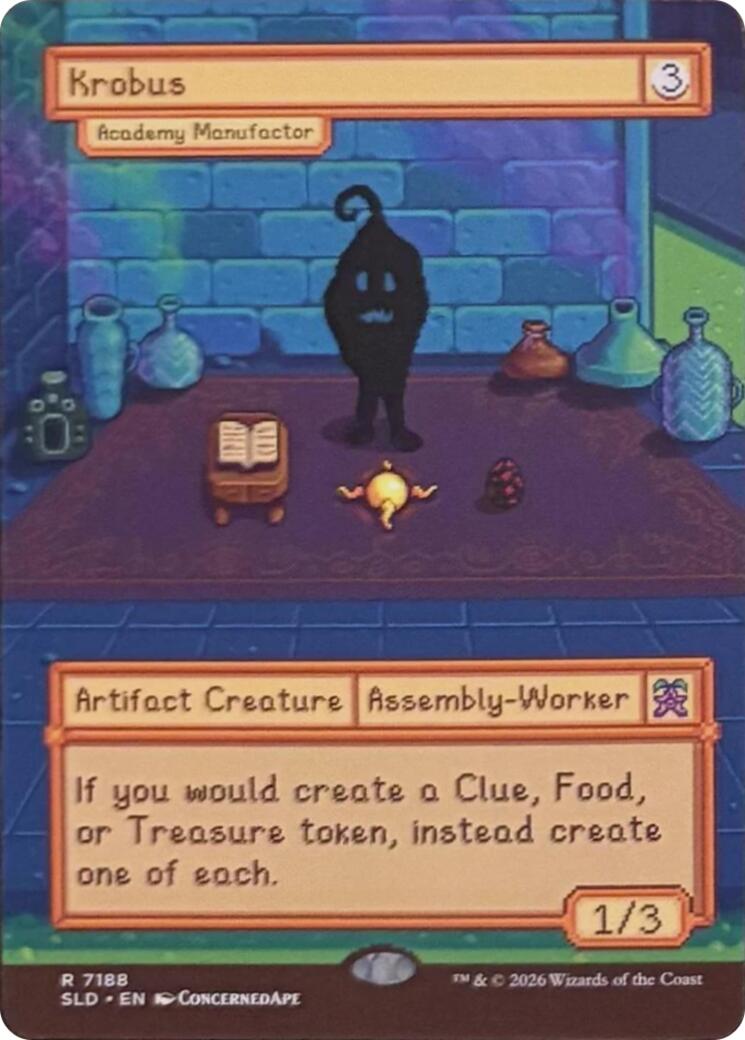Krobus - Academy Manufactor [Secret Lair Drop Series] | Cards and Coasters CA