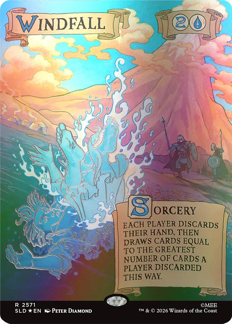 Windfall (2571) (Out Of Sight Foil) [Secret Lair Drop Series] | Cards and Coasters CA