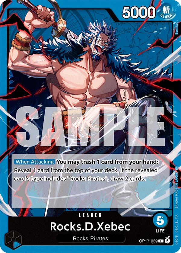 Rocks.D.Xebec [The World's Strongest Warriors] | Cards and Coasters CA