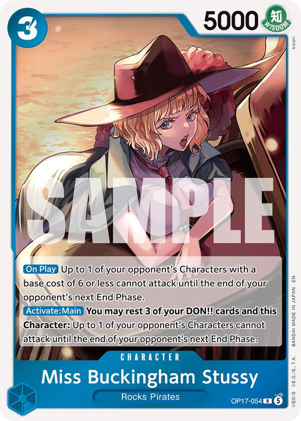 Miss Buckingham Stussy [The World's Strongest Warriors] | Cards and Coasters CA