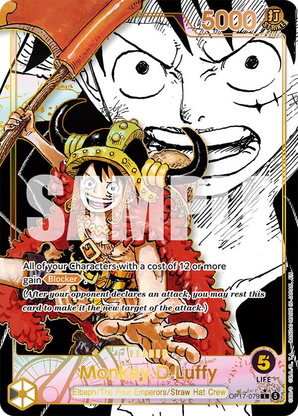 Monkey.D.Luffy (Super Leader Alternate Art) [The World's Strongest Warriors] | Cards and Coasters CA