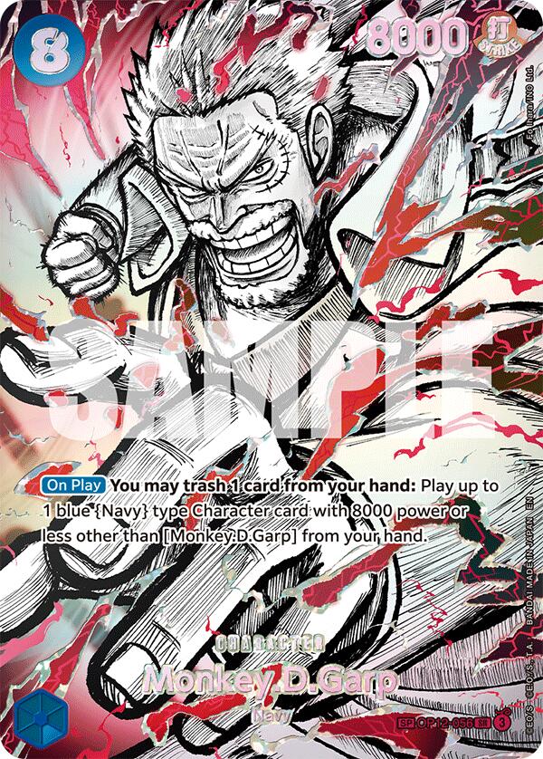 Monkey.D.Garp (SP) [The World's Strongest Warriors] | Cards and Coasters CA