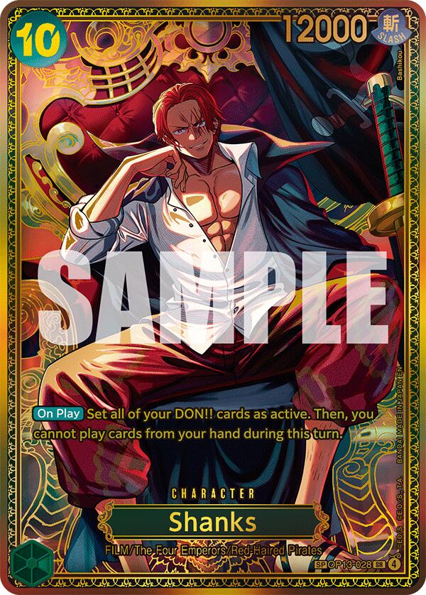 Shanks (SP) [The World's Strongest Warriors] | Cards and Coasters CA