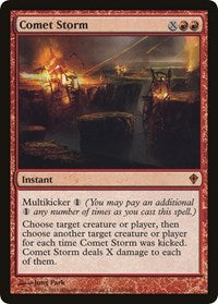 Comet Storm (Oversized) [Oversize Cards] | Cards and Coasters CA