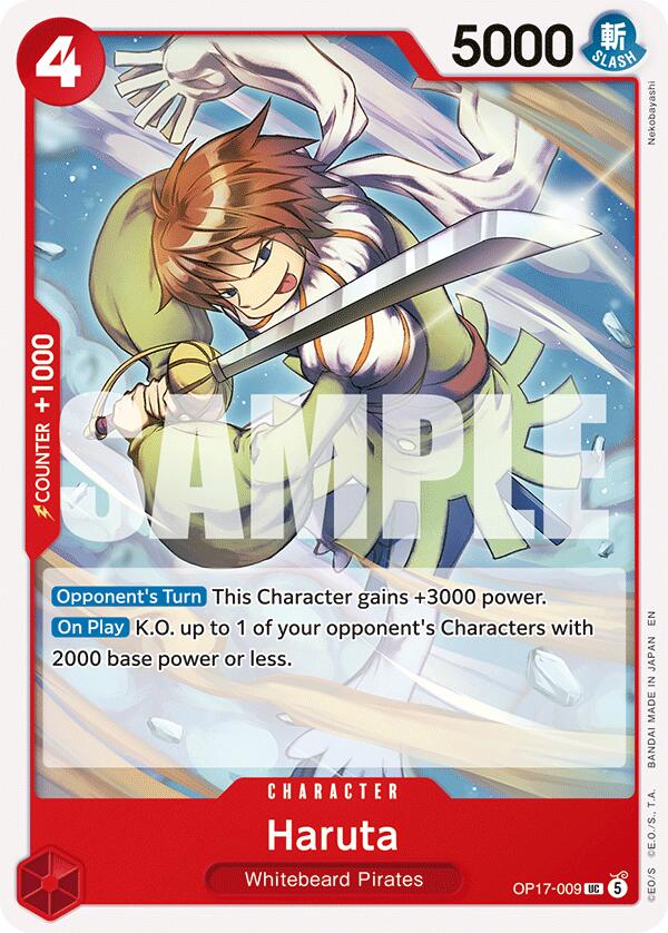 Haruta [The World's Strongest Warriors] | Cards and Coasters CA