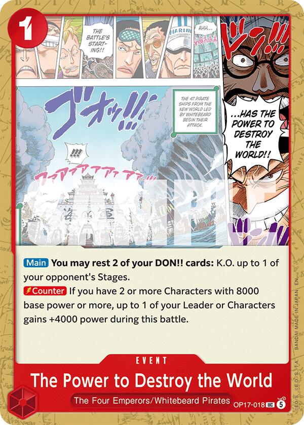 The Power to Destroy the World [The World's Strongest Warriors] | Cards and Coasters CA