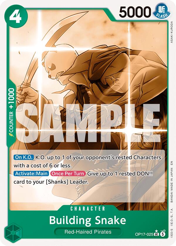 Building Snake (Pandaman Art) [The World's Strongest Warriors] | Cards and Coasters CA