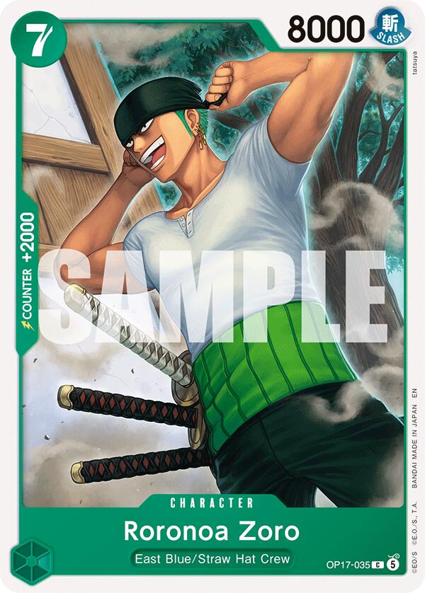 Roronoa Zoro [The World's Strongest Warriors] | Cards and Coasters CA