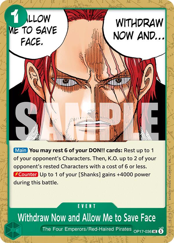 Withdraw Now and Allow Me to Save Face [The World's Strongest Warriors] | Cards and Coasters CA