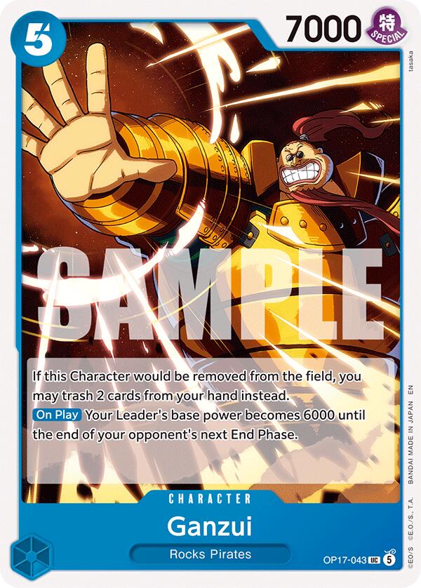 Ganzui [The World's Strongest Warriors] | Cards and Coasters CA