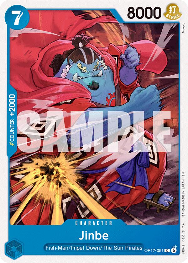 Jinbe [The World's Strongest Warriors] | Cards and Coasters CA