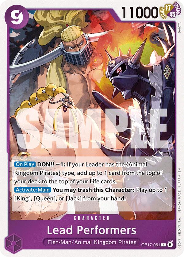Lead Performers [The World's Strongest Warriors] | Cards and Coasters CA