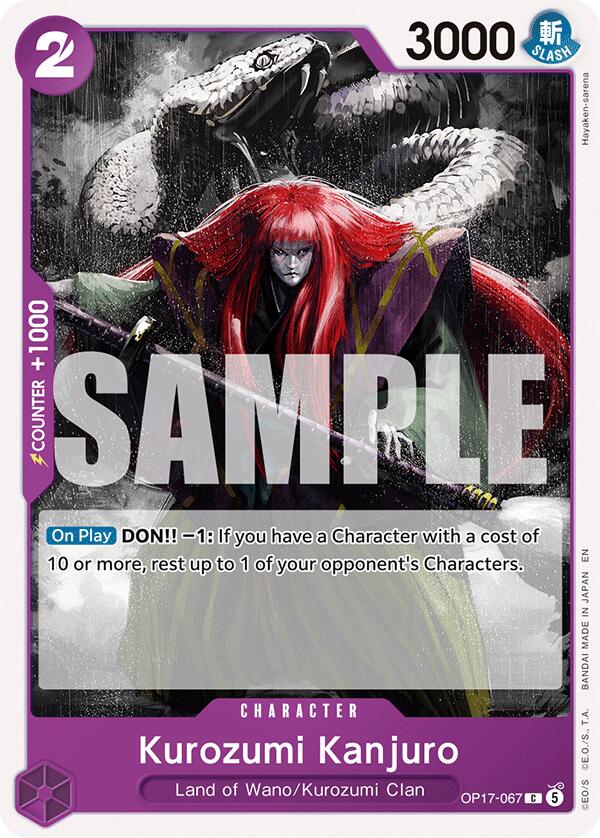Kurozumi Kanjuro [The World's Strongest Warriors] | Cards and Coasters CA