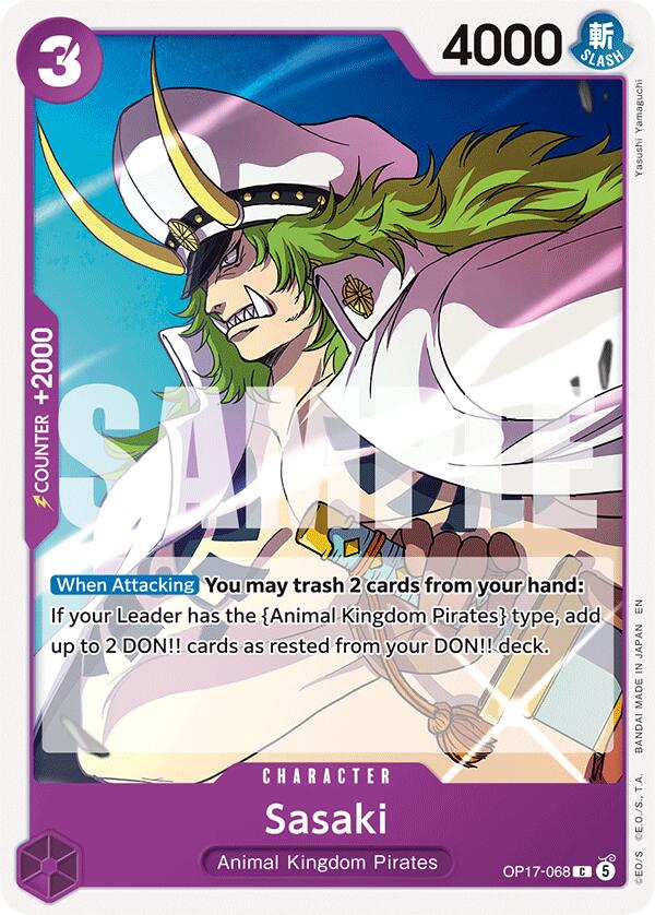 Sasaki [The World's Strongest Warriors] | Cards and Coasters CA