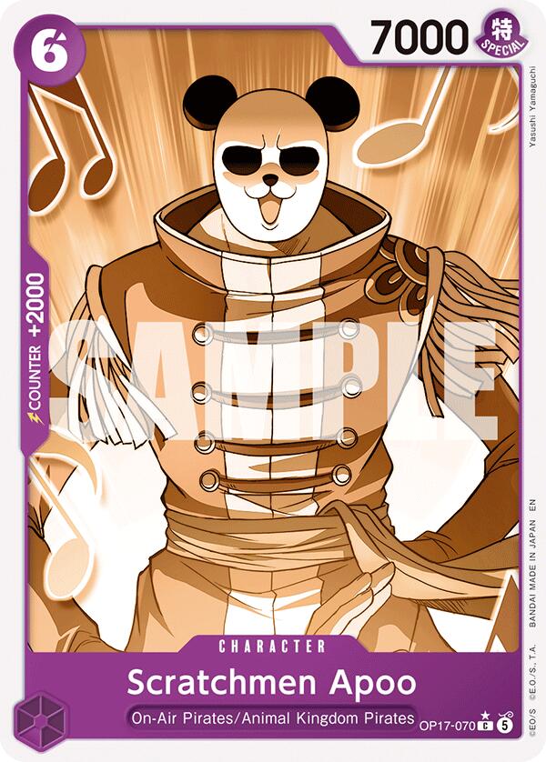 Scratchmen Apoo (Pandaman Art) [The World's Strongest Warriors] | Cards and Coasters CA