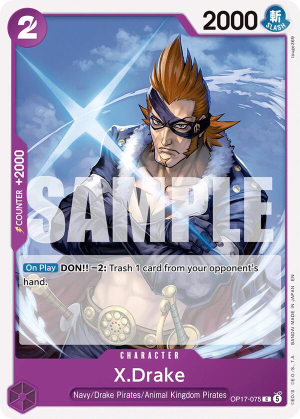 X.Drake [The World's Strongest Warriors] | Cards and Coasters CA
