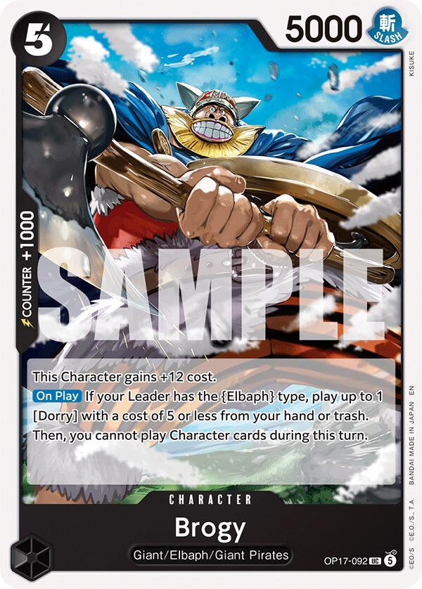 Brogy [The World's Strongest Warriors] | Cards and Coasters CA