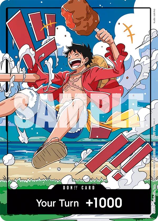 DON!! Card (World United) (Luffy) [One Piece Promotion Cards] | Cards and Coasters CA