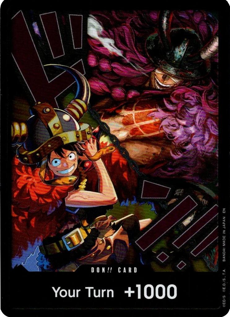 DON!! Card (Alternate Art) (Luffy and Loki) [The World's Strongest Warriors] | Cards and Coasters CA