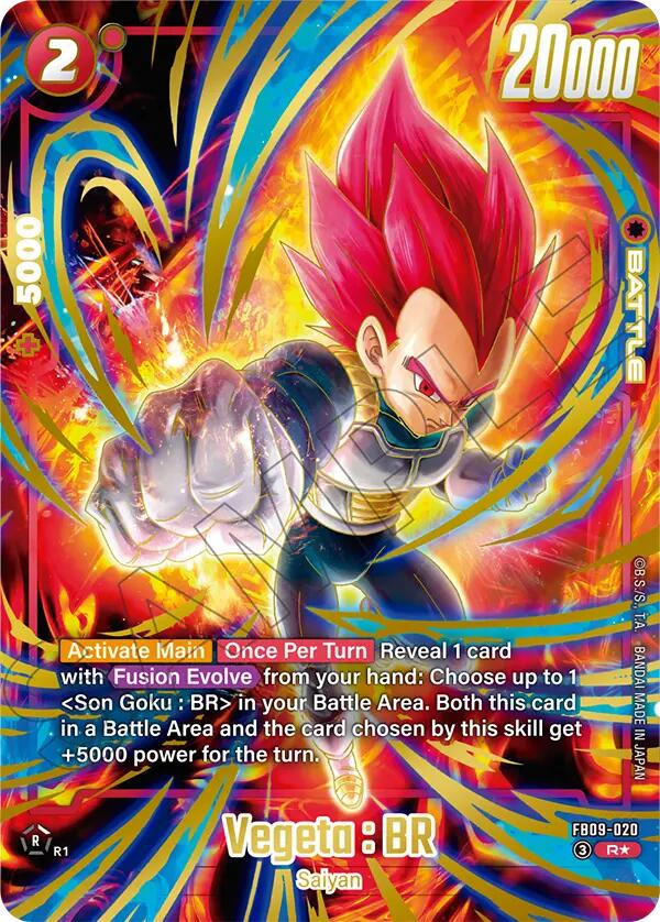 Vegeta : BR (FB09-020) (2nd Anniversary Set) [Fusion World Promotion Cards] | Cards and Coasters CA