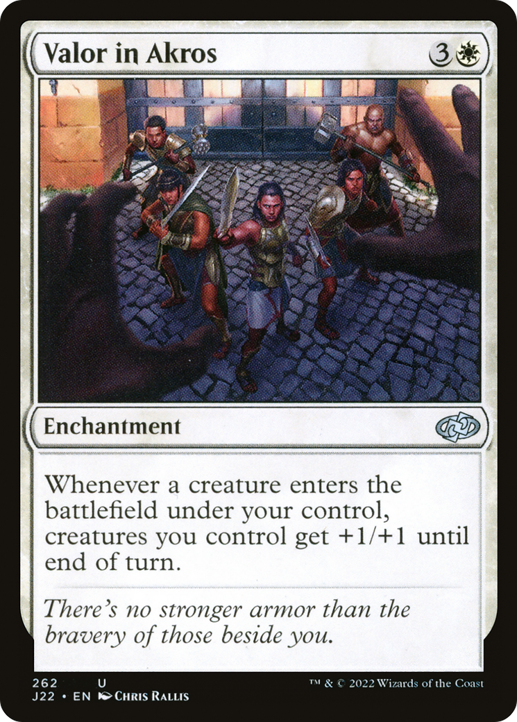 Valor in Akros [Jumpstart 2022] | Cards and Coasters CA