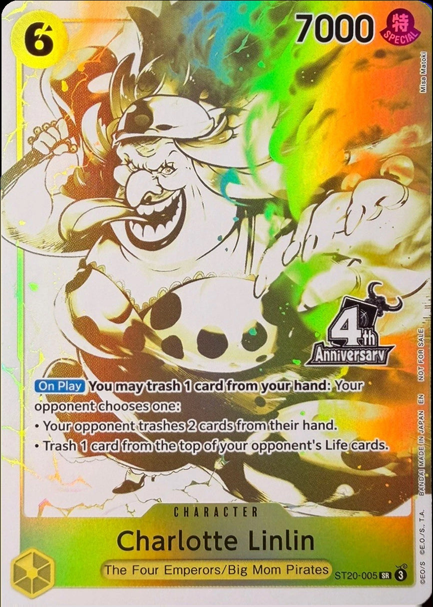 Charlotte Linlin (4th Anniversary Treasure Campaign Pack) [One Piece Promotion Cards] | Cards and Coasters CA