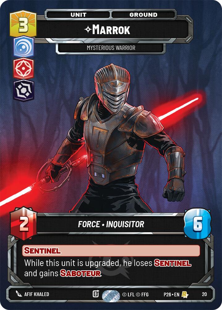 Marrok - Mysterious Warrior (20) (20) [Sector and Regional Promos: Season 2] | Cards and Coasters CA
