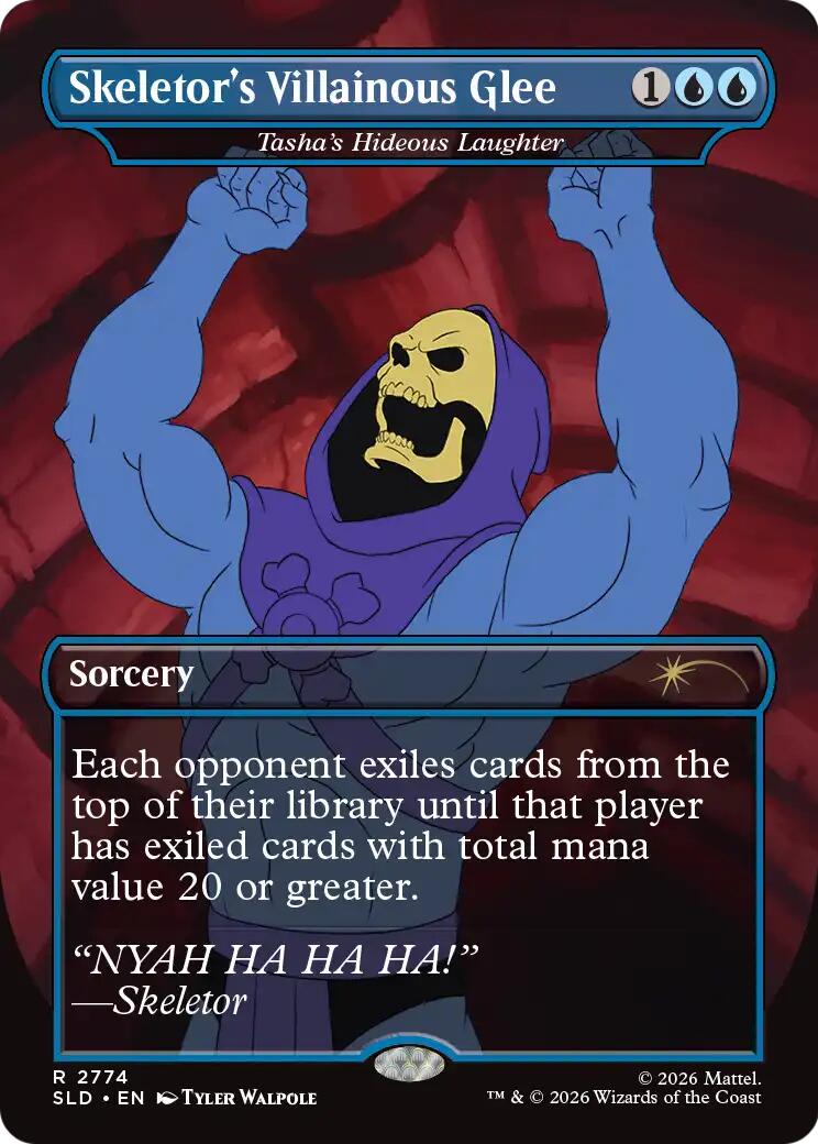 Skeletor's Villainous Glee - Tasha's Hideous Laughter [Secret Lair Drop Series] | Cards and Coasters CA