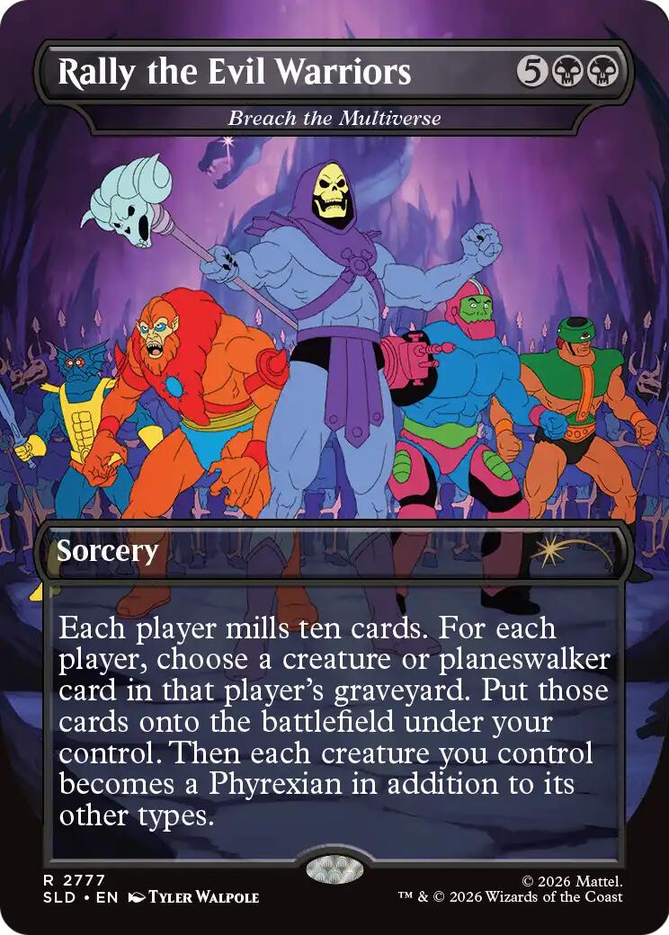 Rally the Evil Warriors - Breach the Multiverse [Secret Lair Drop Series] | Cards and Coasters CA
