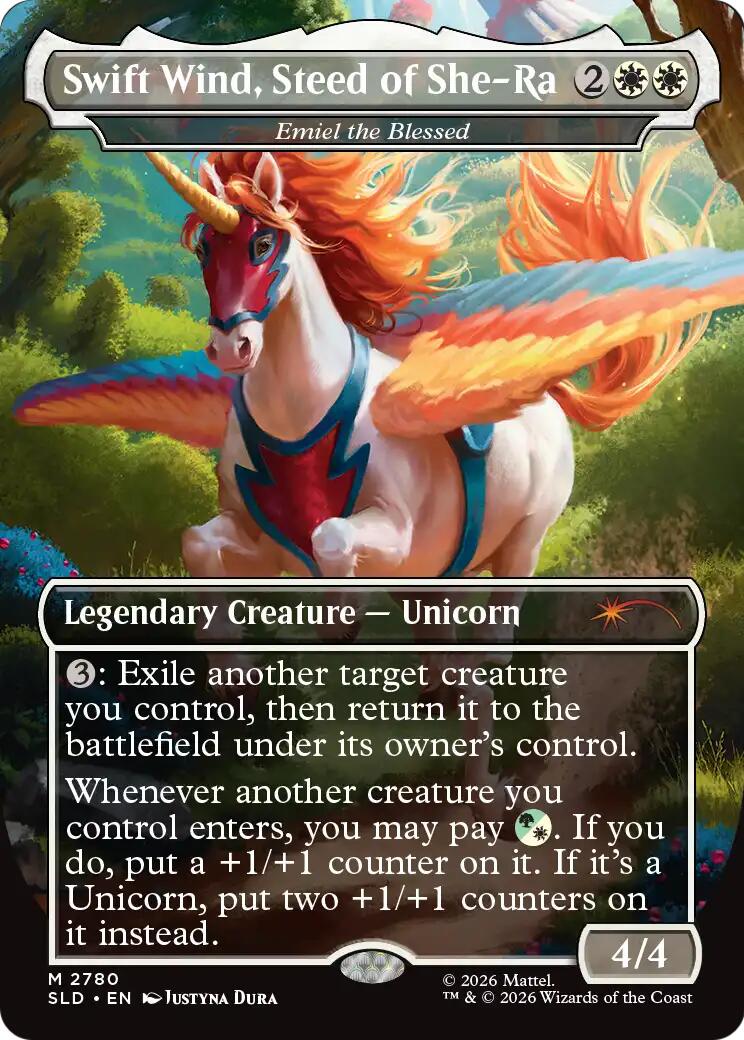Swift Wind, Steed of She-Ra - Emiel the Blessed [Secret Lair Drop Series] | Cards and Coasters CA
