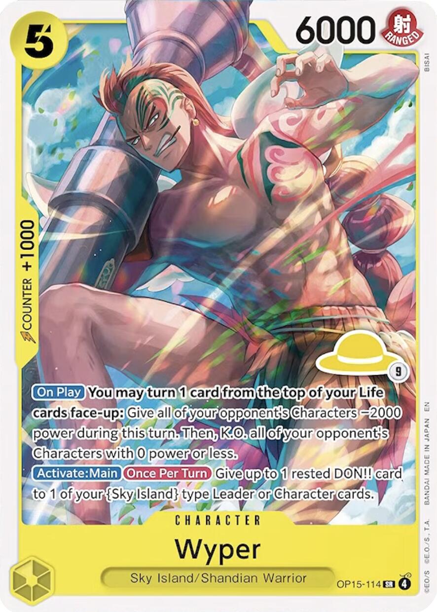 Wyper (Luffy Deck) [Set Sail Deck Set] | Cards and Coasters CA